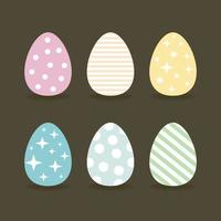 Easter holiday card vector