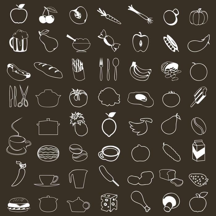 Food Black Background Vector Art, Icons, and Graphics for Free Download