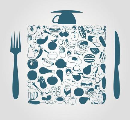 Abstraction on the topic of food