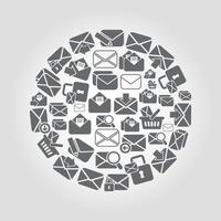 Abstraction on the office theme vector