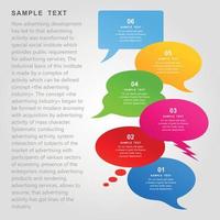 Set of an information drawing for design. A vector illustration