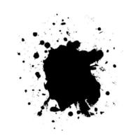 Abstract black blots. A vector illustration