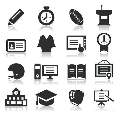 Collection of icons a science. A vector illustration
