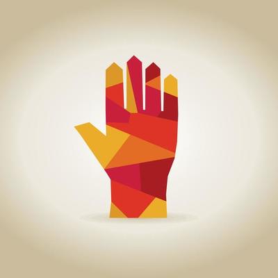Abstraction on the topic of hands