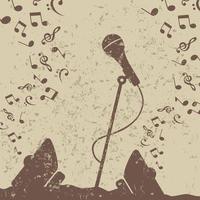 Abstraction on the theme of music vector