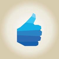 Abstraction on the topic of hands vector