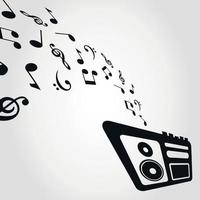 Abstraction on the theme of music vector