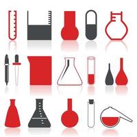 Collection of icons a science. A vector illustration