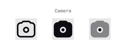 Camera Icons Sheet vector