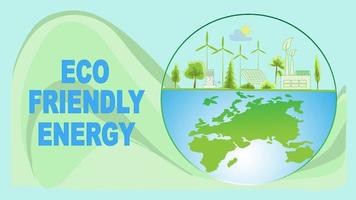 Eco friendly energy green Nature.Ecology organic symbol environmen Earth day.Eco friendly people hand.Environmental alternative energy. vector