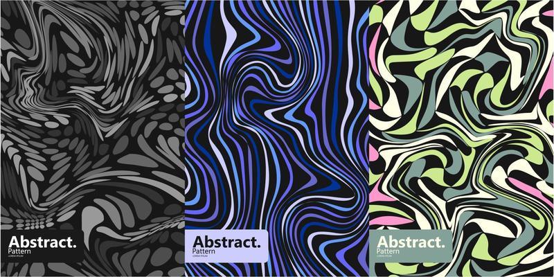Abstract pop art pattern marble elements