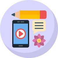 Flatlay Vector Icon Design