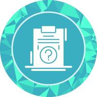 Question Unique Vector Icon