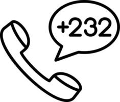 Sierra Leone Dial code Vector Icon