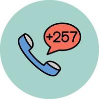 Burundi Dial code Vector Icon