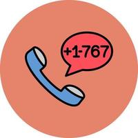 Dominica Dial code Vector Icon