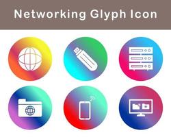 Networking Vector Icon Set