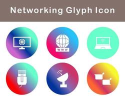 Networking Vector Icon Set