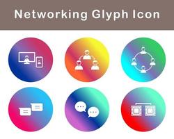 Networking Vector Icon Set