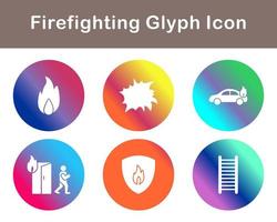 Firefighting Vector Icon Set