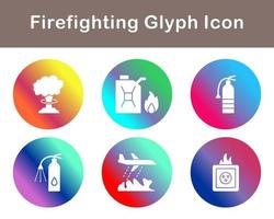 Firefighting Vector Icon Set