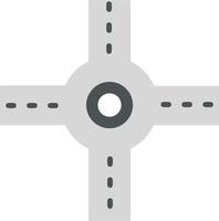 Crossroad Vector Icon