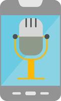 Phone Recording Vector Icon