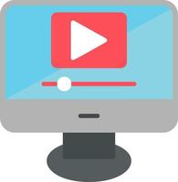 Video Player Vector Icon