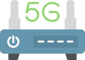 5g enrutador vector icono