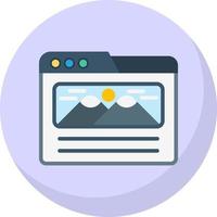 Landing Page Vector Icon Design