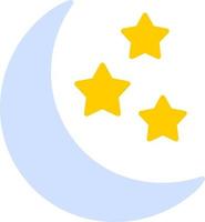 Crescent Moon Vector Icon