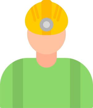 icono de vector de trabajador