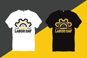 más fuerte cuando juntos contento labor día labor día citar t camisa diseño vector