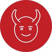 icono de vector de diablo