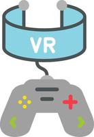 vr juego vector icono