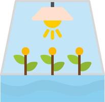 Lighting on plants Vector Icon