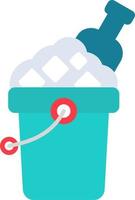 Ice Bucket Vector Icon