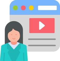 Blogger Vector Icon