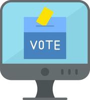 Online Voting Vector Icon