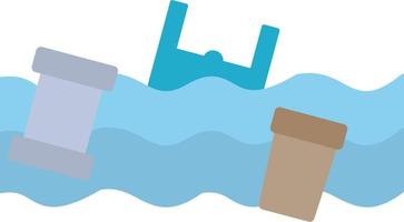 Water Pollution Vector Icon