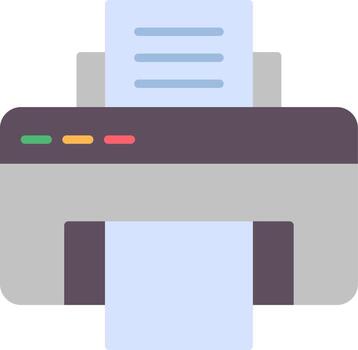 icono de vector de impresora