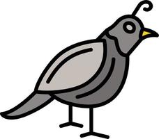 Quail Vector Icon