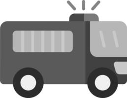 Prison Bus Vector Icon