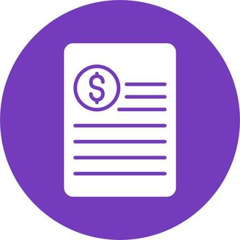 declaración vector icono