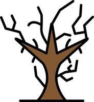 Dry Tree Vector Icon