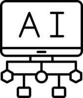 Flow Diagram Vector Icon