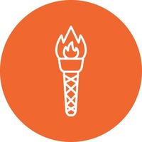 Torch Vector Icon