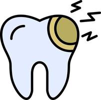 Broken Tooth Vector Icon