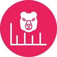 Bear Market Vector Icon