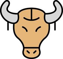 Bull Skull Vector Icon